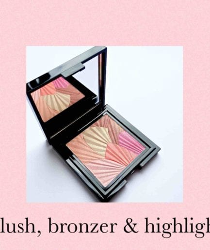 Blush, bronzer, highlighter