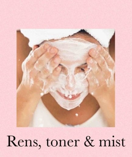 Rens, toner, mist